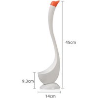 Plastic Toilet Plunger Household Cleaning Tool Cute Toilet Brush With Long Handle Swan Shape Toilet Holders Bathroom Accessories