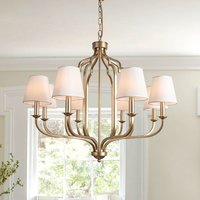 American Style Chandelier Retro Iron Lighting Fixtures Villa High-end Living Room Dining Room Lights Minimalist Bedroom Lights