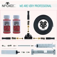NFOX tricycle hydraulic brake three-way aluminum alloy one to two accessory modification connector oil pipe distri