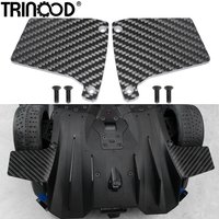 TRINOOD Carbon Fiber Winglets Rear Fender Mudguard for 1/7 A-RRMA INFRACTION V2 6S, LimitIess F1 Upgrade Parts