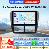 OSSURET Schneller Versand 2 Din 9'' Android 15 GPS-Navigation Autoradio für Subaru Forester 2008-2012/Impreza 2008-2011 Autoradio mit Wireless CarPlay Android Auto SWC DSP Radio 4G Wifi RDS Bluetooth