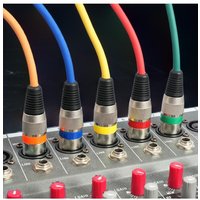 6/10Pcs XLR To XLR Microphone Cable Multi Colored XLR Male To Female Mic Cable for Audio Mixer Speaker Systems Radio Station