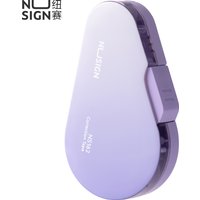 NUSIGN Large Capacity Correction Tape with Press Seal Door Gradient 4-Color Correction for Office School Supplies