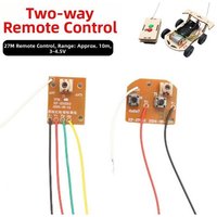 27MHz Two Channel Remote Control System Wireless Switch Kit 26x30mm Easy Wiring For Science Project Toy Vehicle Accessory Tool