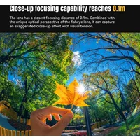 7artisans APS-C 6mm F2.0 Fisheye Camera Lens for Starrysky Photography with Sony E Nikon Z Fujifilm XF Canon RF M43-mount