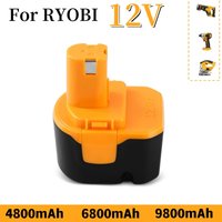 High Capital 12V Ni-MH6800mAh Replacement Electric Drill Power Tool Battery For Ryobi BID1230/1801/R10521/RY1201