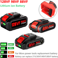 88VF 98VF 128VF Rechargeable Lithium Ion Battery for Electric Wrench Chainsaw Cordless Reciprocating Saw for 36VF 48VF 88VF
