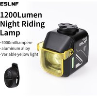 AliExpress NONE 1200Lumen Bicycle Light Aluminum Alloy 4000Mah Type-C Charging Bicycle Headlight With Dustproof Lampshade Bicycle Front Light