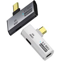 New arrive 2 in 1 Type C OTG Adapter USB C Male to USB-C Female USB 3.2 Splitter 100W PD Fast Charging for Laptop Tablet