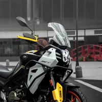 For QJMOTOR SVT 650 Modified windshield Heightened windshield Scooter Windscreen modified motorcycle win Modification parts