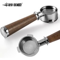 MHW-3BOMBER Coffee Bottomless Portafilter for 51/54/58mm Espresso Machine Replaceable Filter Basket Home Barista Accessories