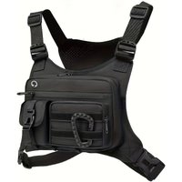 AliExpress HOMEFISH Outdoor Chest Bag For Men and Women, Tactical Vest For Running, Cycling, EDC Chest Pack Rig For Sports and Workouts