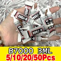 SUXUN B7000 Super Glue 3ml Pack of 5/10/20/50pcs Mobile Phone Touch Screen Adhesive for DIY Repair Diamond Jewelry Glass
