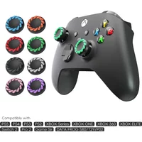 4PCS Silicone Analog Joystick Thumb Grips Caps for PS5 PS4 Xbox Series Switch Pro Controller