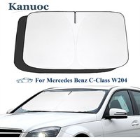 For Mercedes C-Class W204 2007-2013 Windshield Sun Shade, Foldable UV Reflector Sunshade, Keep Cool Auto Interior Accessories