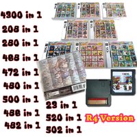 Pokemon Game Cards DS NDS 3DS 3DS NDSL Game Cartridge Card Video Game Handheld Player (R4 card) 4300in1/208in1/23in1/482in1...