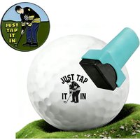 Ball Badge Golf Ball Stamp and Ball Marker Golf Ball Marker, Reusable Golf Ball Marking Tool to Identify Golf Balls