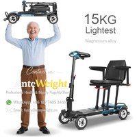 2026 NEW Scooter Portable Mobility Scooter 4 Wheels Foldable 15 KG Ultra Light Electric Mobility Scooter for Elderly