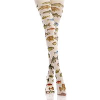 Polyester Funky Colorful Printed Tights Vibrant Designs For Fun And Trendy Wardrobe Sweet Womens Patterned Funky Tights