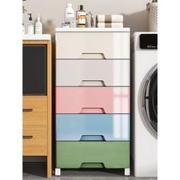 Drawer Type Storage Cabinet Bedroom Bedside Storage Cabinet Multi-Layer Baby Clothes Organizer Bathroom Plastic Cabinet
