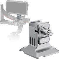 NEEWER Phone Tripod Mount with Arca Type Base 1/4" Threads Quick Release Clamp Compatible with iPhone 16 Pro Max Silver PA124