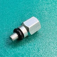 Hex Conversion Oil Bleed Fitting Set M4 O-Ring Sealed Connector Through-Hole Clamp Hydraulic Brake Service Kit Riding