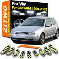 ZITWO 13-teiliges LED-Innenkuppel-Leselampen-Set für VW Volkswagen Golf 4 MK4 1999 2000 2001 2002 2003 2004 2005 Zubehör