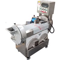 Commercial Electric Vegetable and Fruit Double Heads Cutter Celery Leafy Technology Wholesale Price Vegetable Slice Cutter