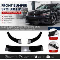 Frontstoßstangenlippe Spoiler Splitter Unterer Schutzblech für 2013-2020 VW Golf MK7 MK7.5 R GTD GTI TSI TDI Frontsplitter Spoilerlippe Karosserie-Kit