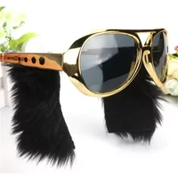Disguise Glasses 70s Disco Party Movie Role-playing Elvis Prom Funny Glasses Cosplay Dress Up Rock Carnival Accessories