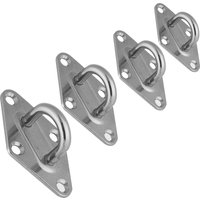 Boat Pad Eye Pad Eye 4 Types 304 Stainless Steel Boat Pad Eye Plate Marine Grade Boat/Yacht Accessory