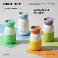 New CHICU TOM Mini Thermos Cup Portable Water Cup Ceramic Inner Liner Pocket Cup Outdoor Camping Office Gift