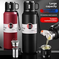 Thermo Bottle Thermal Mug Stainless Steel Water Cup Thermos Large Capacity Keeps Cold Drinkware Tumbler Insulated Thermos Travel