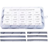 300Pcs 15Values*20PCS 1206 0805 1210 1812 SMD Resettable Fuse kit 0.7A 0.5A 0.2A 2A PPTC PolySwitch Self-Recovery 1.1A 2.6A 3.5A