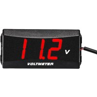 New 1PC Car Audio Gauge LED Display 12V Meter Waterproof Voltage Gauge Meter DC 12-60V Car Digital Voltmeter