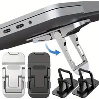 Adjustable Folding Laptop Stand Mini Legs Ultra-thin Portable Support Cooling Holder Feet Invisible Bracket For Macbook Laptops