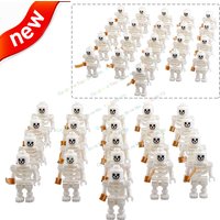 AX007 Medieval Knight Skeleton Knight Shield Spear Armor Building Block bricks Action Figure Toy