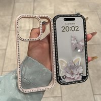 New Glitter Diamond Transparent Case For iPhone 17 Pro Max 16 13 11 15 12 14 Pro Max 17 Air Luxury Shockproof Soft Bumper Cover