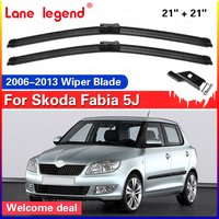 Car Wiper Blades For Skoda Fabia 5J Hatchback 2006-2013 Front Windscreen Wipers 2008 2009 2010 2011 2012 2013 Car Accessories