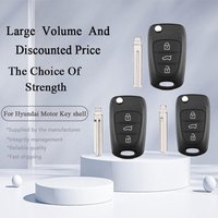 Remote Key Shell Fall für Hyundai i20 i30 ix35 i35 Akzent Kia Picanto Sportage K5 3 Tasten Flip Folding ohne Chip