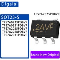 100%New original 10pcs TPS7A2025PDBVR TPS7A2028 TPS7A0331 TPS7A2031 TPS7A2033 TPS7A0233 SOT23-5 LDO Linear regulator chip