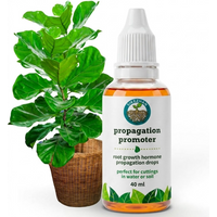 Liquid Plant Rooting Hormone Propagation Drops Root Growth Promoter Stimulator for Indoor Houseplants Water Soil Cuttings 40ml
