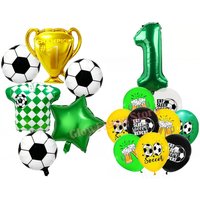 25pcs Football Balloons Set Party Decoration Birthday and Anniversary Soccer Foil Balloon Globos Baby Shower Decor Supplies Gift