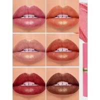 Pearlescent Pink Glitter Velvet Lipstick Metallic Waterproof Long Lasting Matte Shimmer Diamond Lipstick Women Makeup Cosmetic