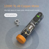 Wireless 12000RPM Car Polisher & Waxer 3 in 1 Sanding Machine for Paint Scratch Repair Windshield Oil Film Removal