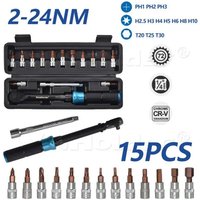 AliExpress WinHolder 15Pcs/Set Bicycle Torque Wrench Set 1/4
