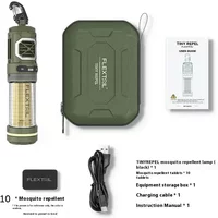 FLEXTAIL Tiny Repel Outdoor Portable Mosquito Repeller Wireless Electric Mosquito Repellent lamp Fishing Hiking Camping light