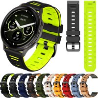 Sport Silicone 22mm Watch Strap For Garmin Venu 4 3 2 45mm Band Forerunner 570 47mm 265 970 255 Music Vivoactive 4 Belt Bracelet