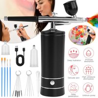 Airbrush with Compressor Portable Airbrush Paint Spray Mini Spray Gun Wireless USB Rechargeable Air Brush Painting Airbrush Kit