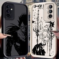 D-Death N-Note Sketch Print Case for Samsung Galaxy A37 A36 A35 A34 A33 A32 A26 A24 A23 A17 A16 A15 A14 A13 A12 4G 5G A07 Cover